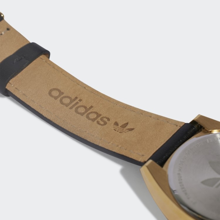 Edição Um Relógio Adidas Ouro Metálico