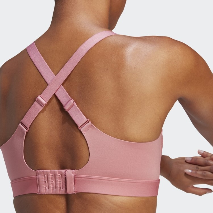 Sutiã De Treinamento De Alto Suporte De Luxo De Impacto Sob Medida Rosa Adidas