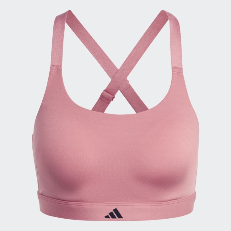 Sutiã Rosa Tlrd Impact Luxe Training De Alto Suporte Adidas