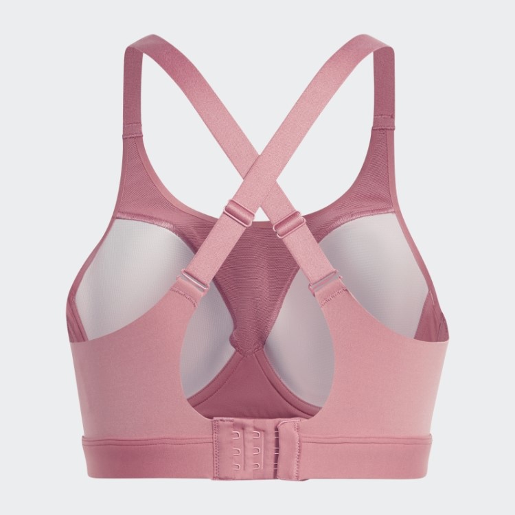 Sutiã Rosa Tlrd Impact Luxe Training De Alto Suporte Adidas