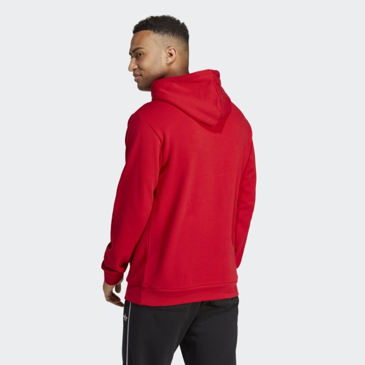 Moletom Com Capuz Adidas Scarlet Adicolor Classics Trefoil