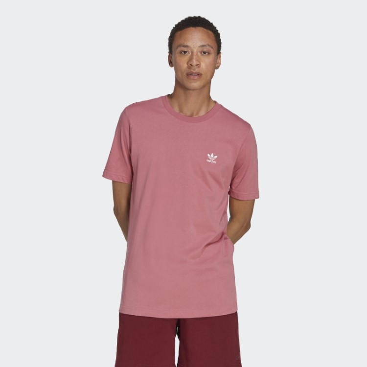 Camiseta Rosa Trefoil Essencial Adidas