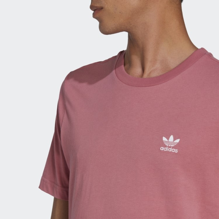 Camiseta Rosa Trefoil Essencial Adidas