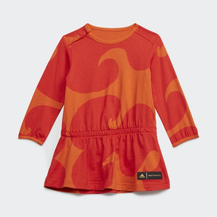 Vestido Marimekko Laranja Adidas