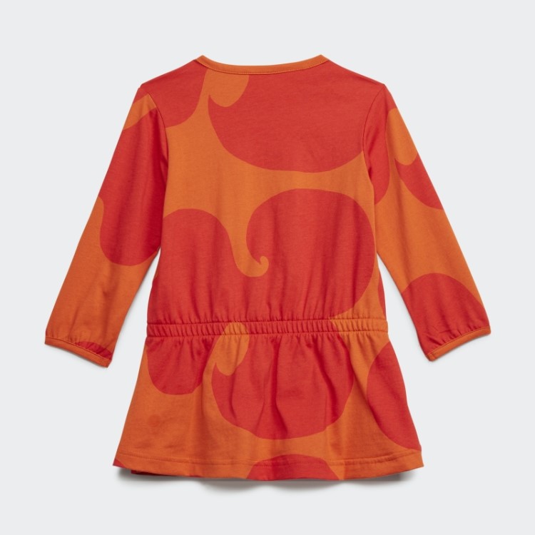 Vestido Marimekko Laranja Adidas