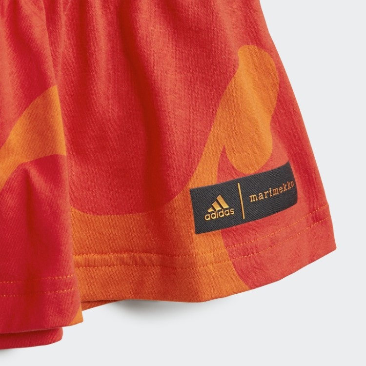 Vestido Marimekko Laranja Adidas