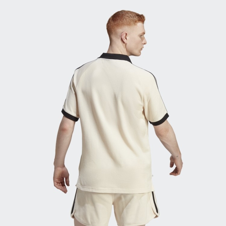 Adidas Adicolor Classics Camisa Polo Waffle Branca