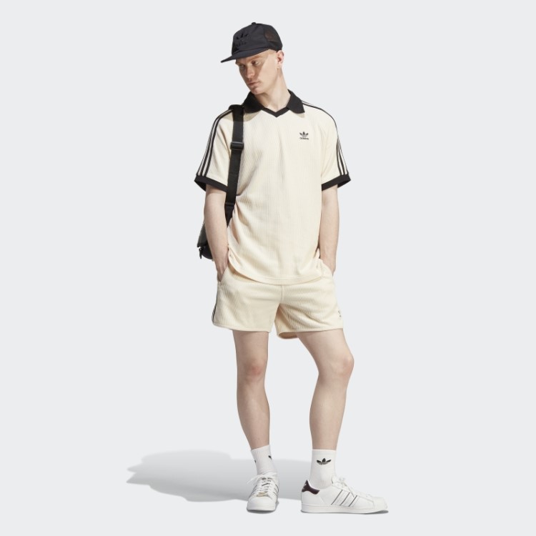 Adidas Adicolor Classics Camisa Polo Waffle Branca