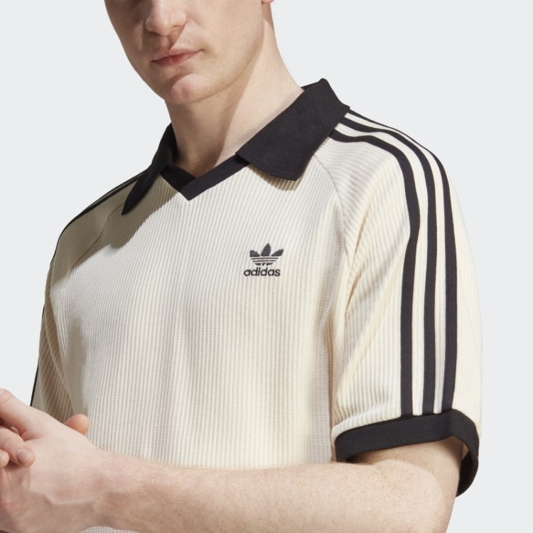 Adidas Adicolor Classics Camisa Polo Waffle Branca
