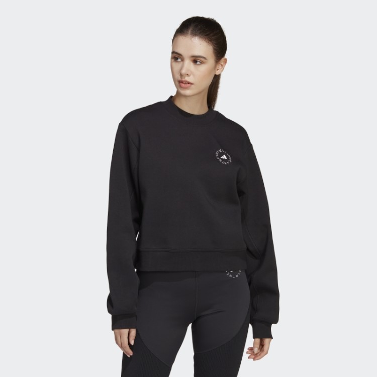 Moletom Esportivo Adidas By Stella Mccartney Preto Moda