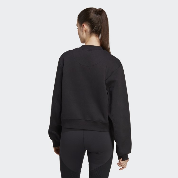Moletom Esportivo Adidas By Stella Mccartney Preto Moda