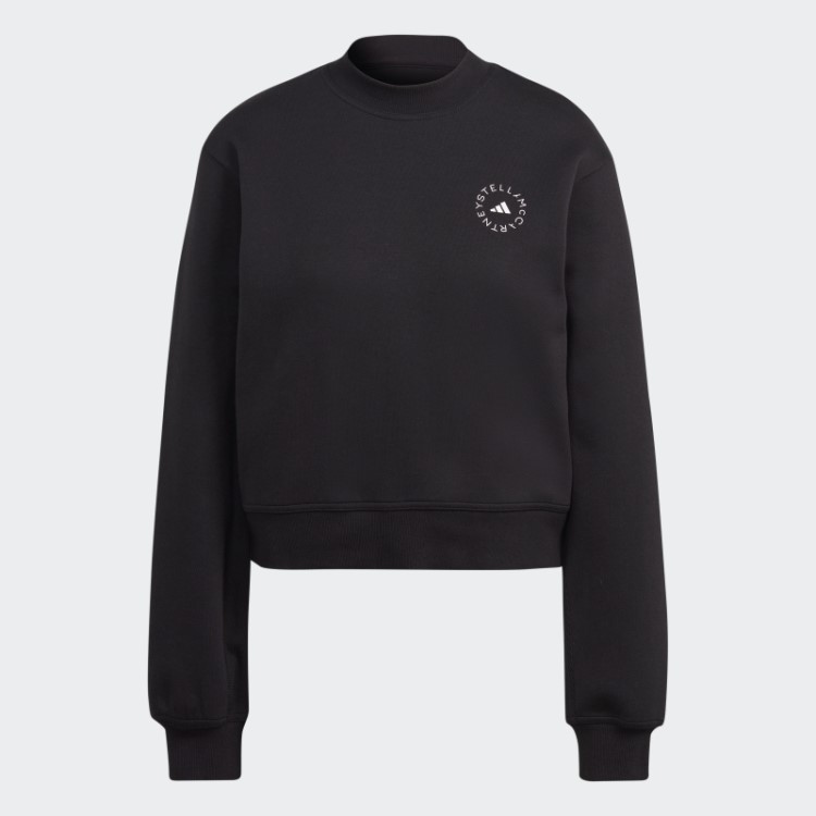 Moletom Esportivo Adidas By Stella Mccartney Preto Moda