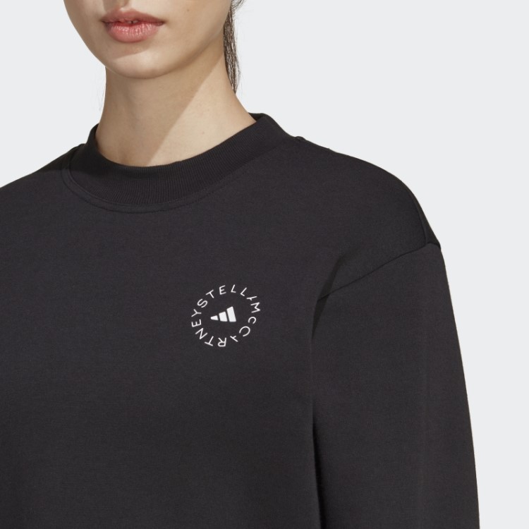 Moletom Esportivo Adidas By Stella Mccartney Preto Moda