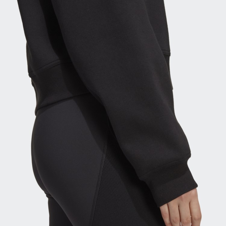 Moletom Esportivo Adidas By Stella Mccartney Preto Moda