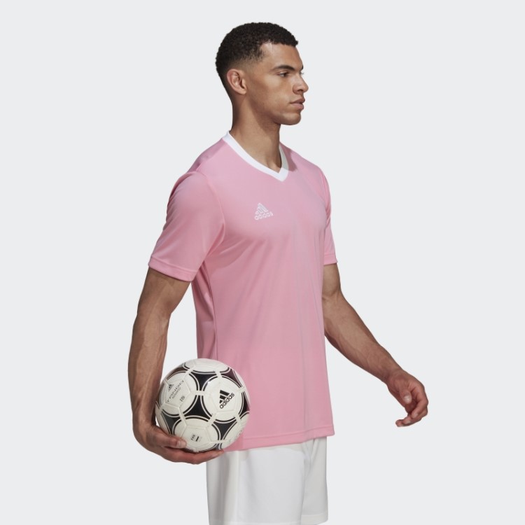 Entrada 22 Jersey Adidas Rosa Brilho
