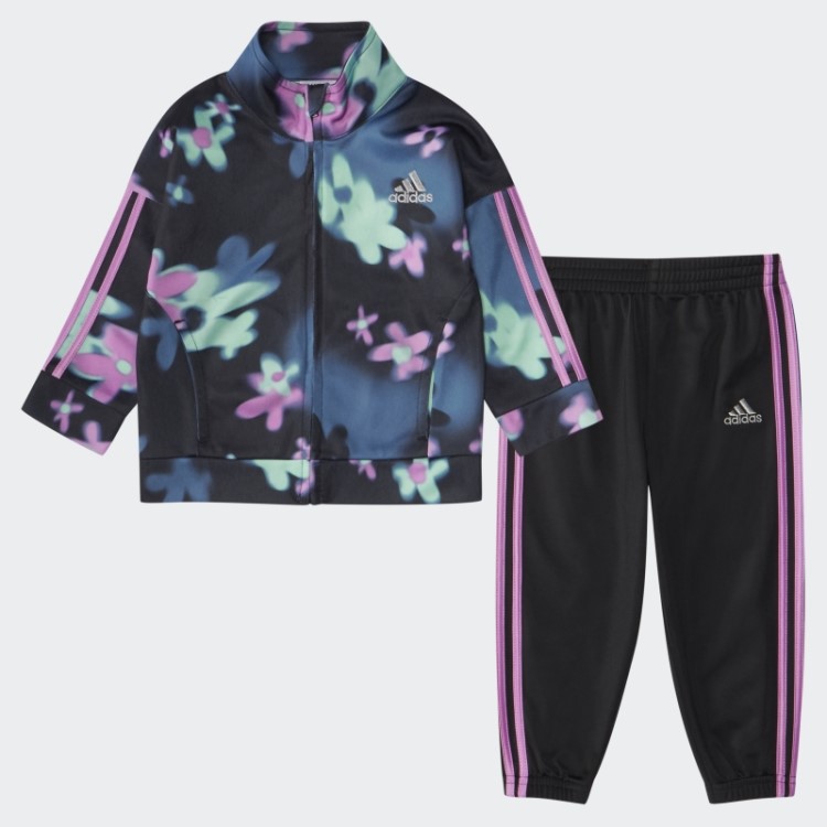 Conjunto Adidas Com Estampa Camuflada Preta