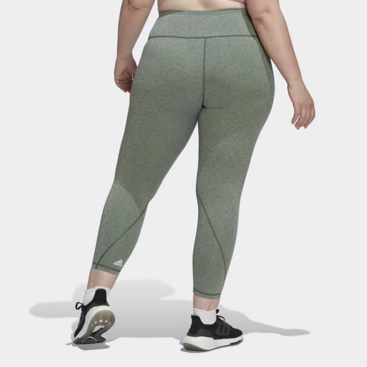 Leggings De Treino Optime (plus Size) óxido Verde Mel Adidas