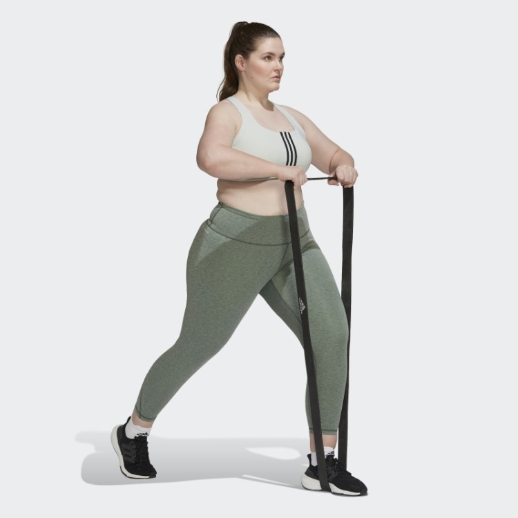 Leggings De Treino Optime (plus Size) óxido Verde Mel Adidas