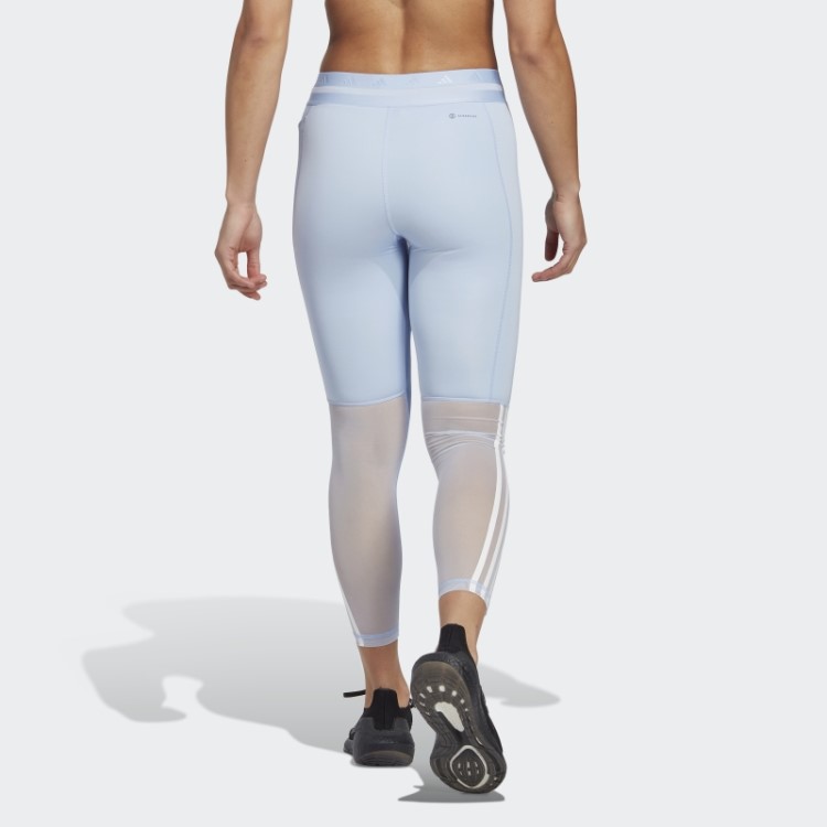 Legging Techfit Hyperglam 7/8 Blue Dawn Adidas