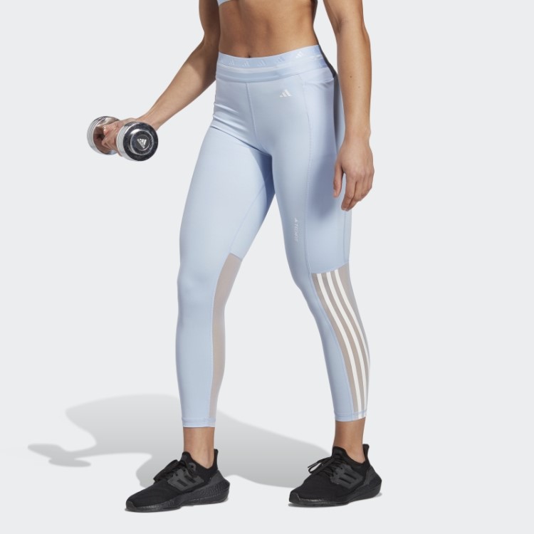 Legging Techfit Hyperglam 7/8 Adidas Blue Dawn