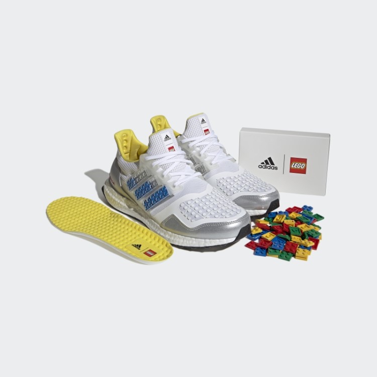 Adidas Ultraboost Dna X Lego Placas Sapatos Branco Moda
