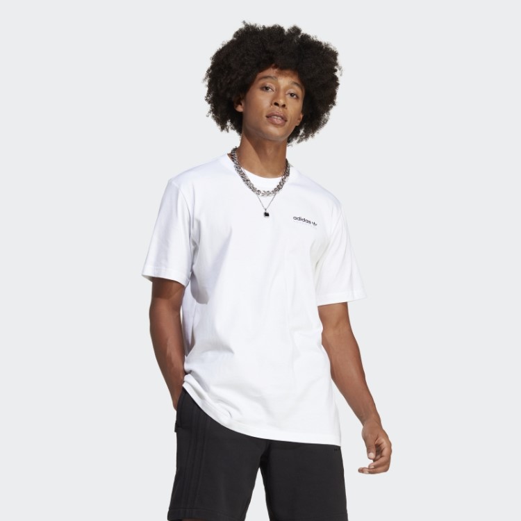 Camiseta Branca Adidas Adventure Mountain Back