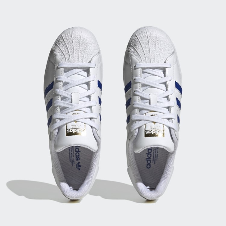 Sapatos Adidas Superstar Dourados Da Moda