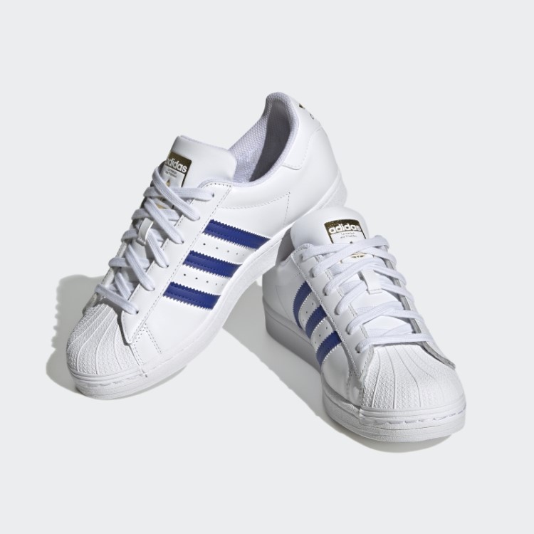 Sapatos Adidas Superstar Dourados Da Moda