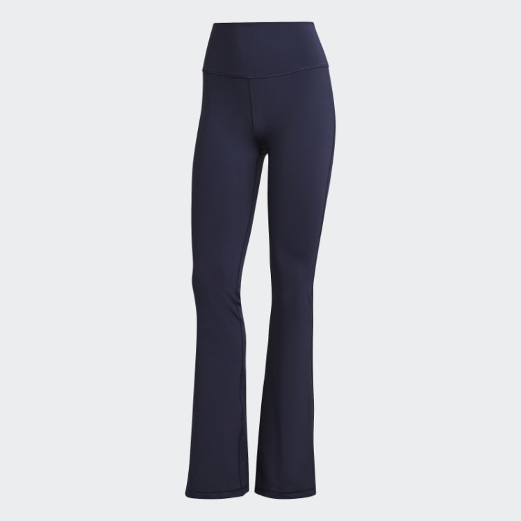 Leggings Alargadas Adidas Yoga Studio Azul Marinho Quentes