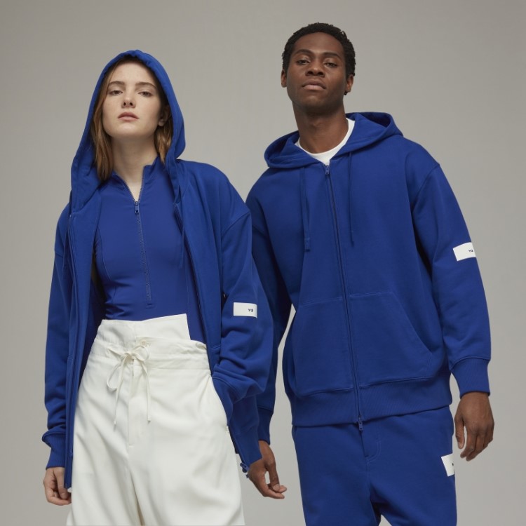 Moletom Com Capuz Y-3 De Algodão Orgânico Felpudo Adidas