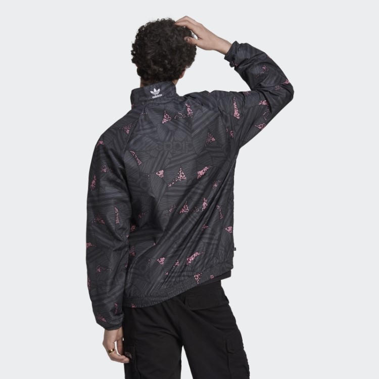 Adidas Rekive Trefoil Estampa Allover Top Preto Fashion