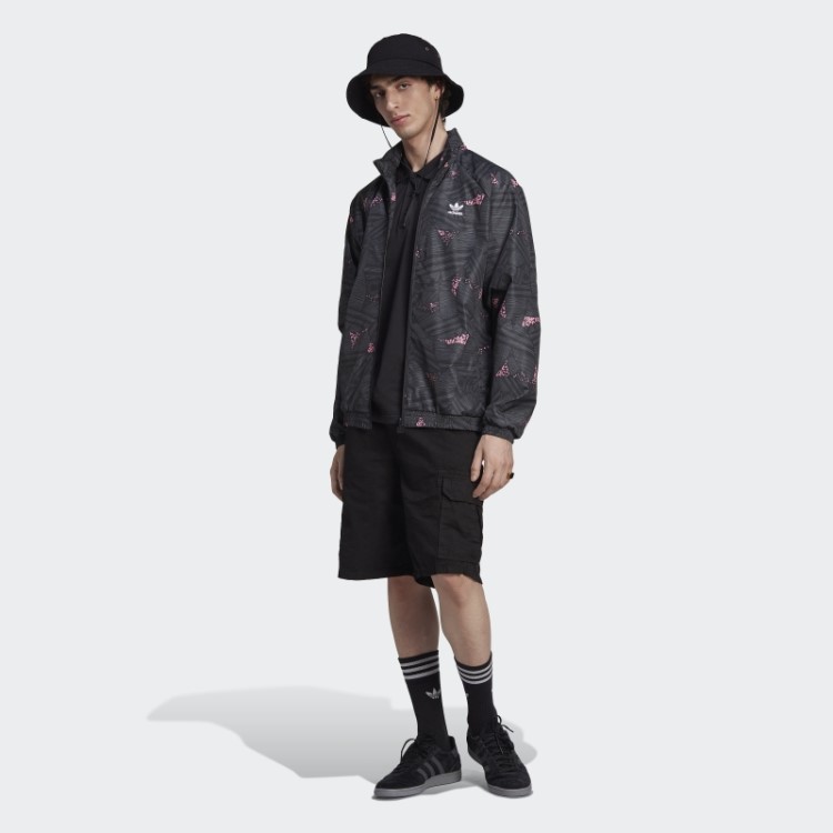 Adidas Rekive Trefoil Estampa Allover Top Preto Fashion