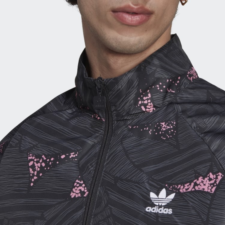 Adidas Rekive Trefoil Estampa Allover Top Preto Fashion