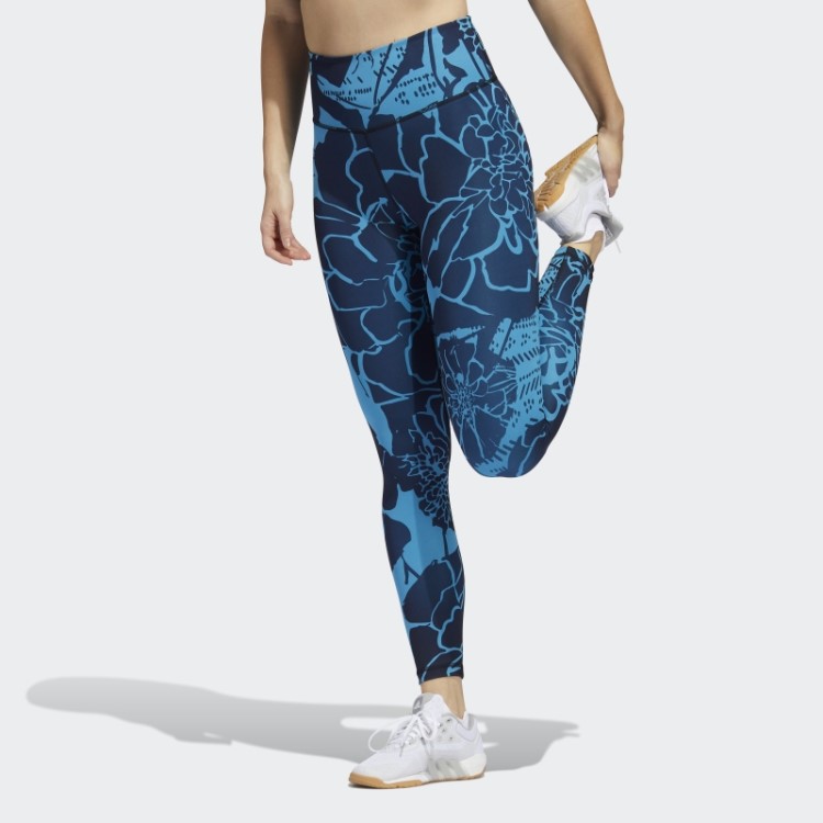 Leggings Azul Craft Optime Superher Training 7/8 Adidas