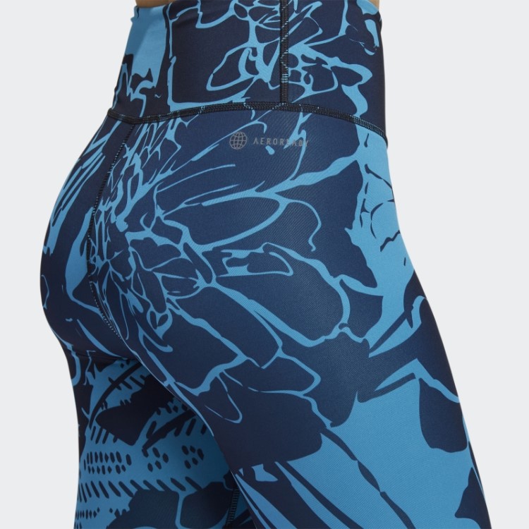 Leggings Azul Craft Optime Superher Training 7/8 Adidas