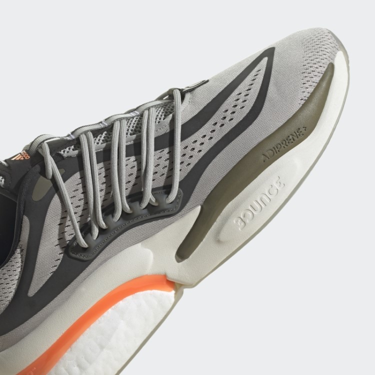 Alphaboost V1 Tênis Sustentável Boost Cinza Metal Adidas