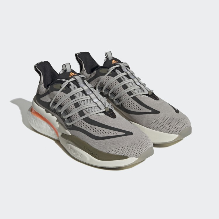 Alphaboost V1 Tênis Sustentável Boost Cinza Metal Adidas