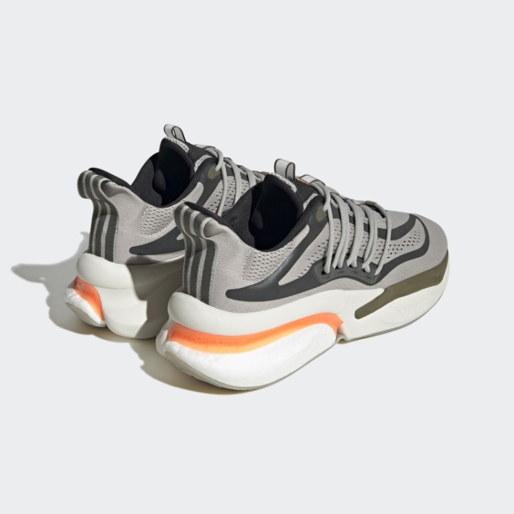 Alphaboost V1 Tênis Sustentável Boost Cinza Metal Adidas