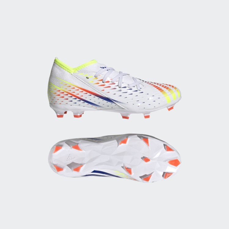 Predador Edge.3 Botas De Chão Firme Adidas Branco