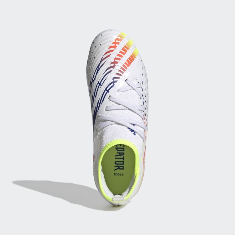 Predador Edge.3 Botas De Chão Firme Adidas Branco