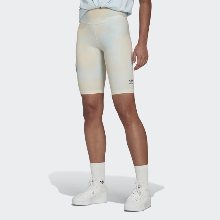 Legging Bike Com Estampa Allover Azul Adidas