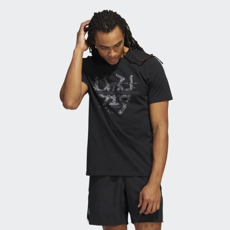 Adidas Preto D.o.n. Edição # 4 Futuro Do Tee Rápido