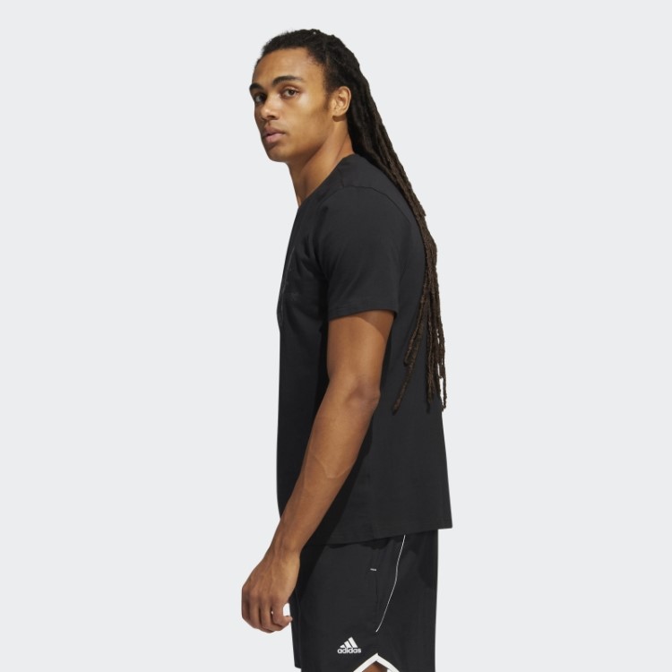 Adidas Preto D.o.n. Edição # 4 Futuro Do Tee Rápido
