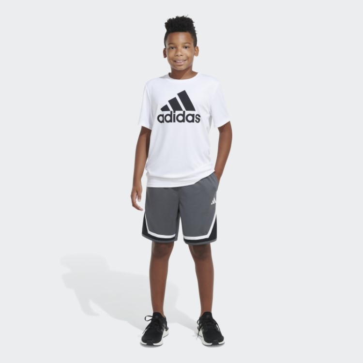 Short De Basquete 23 Cinza Médio Adidas