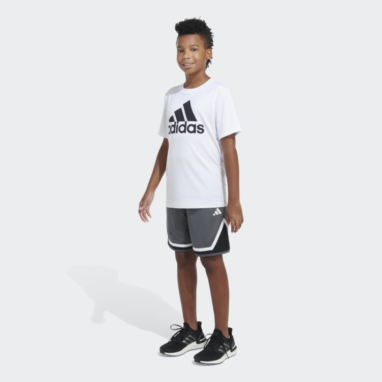 Short De Basquete 23 Cinza Médio Adidas