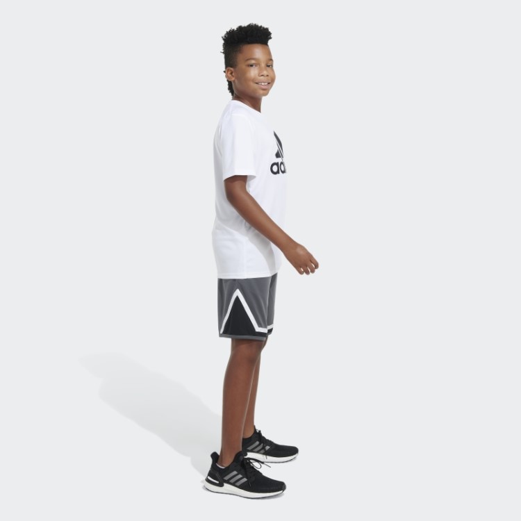 Short De Basquete 23 Cinza Médio Adidas