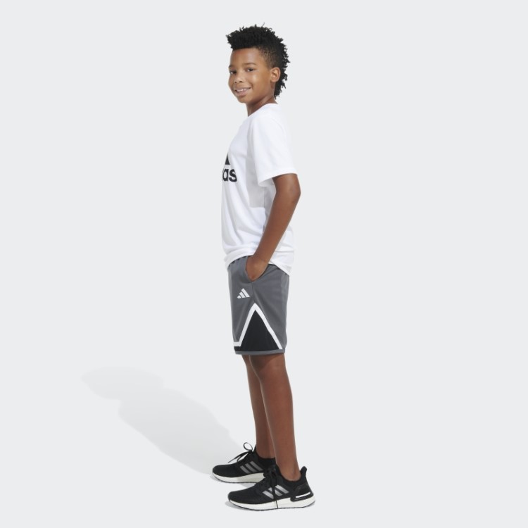 Short De Basquete 23 Cinza Médio Adidas