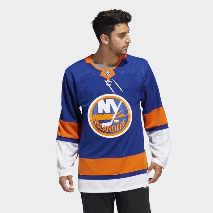 Royal 08 Ccm-sld Adidas Islanders Home Autêntico Jersey