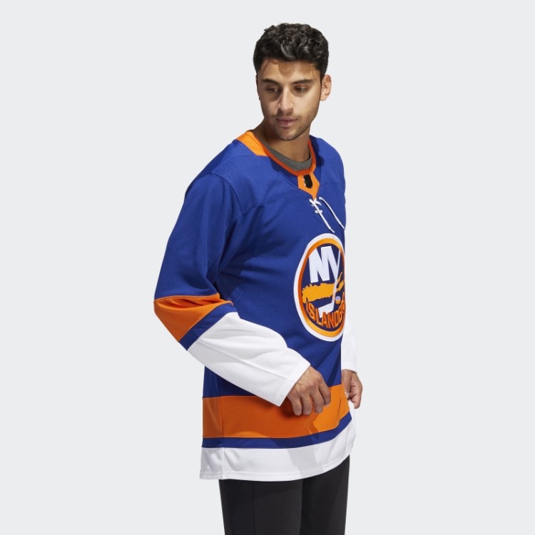 Royal 08 Ccm-sld Adidas Islanders Home Autêntico Jersey