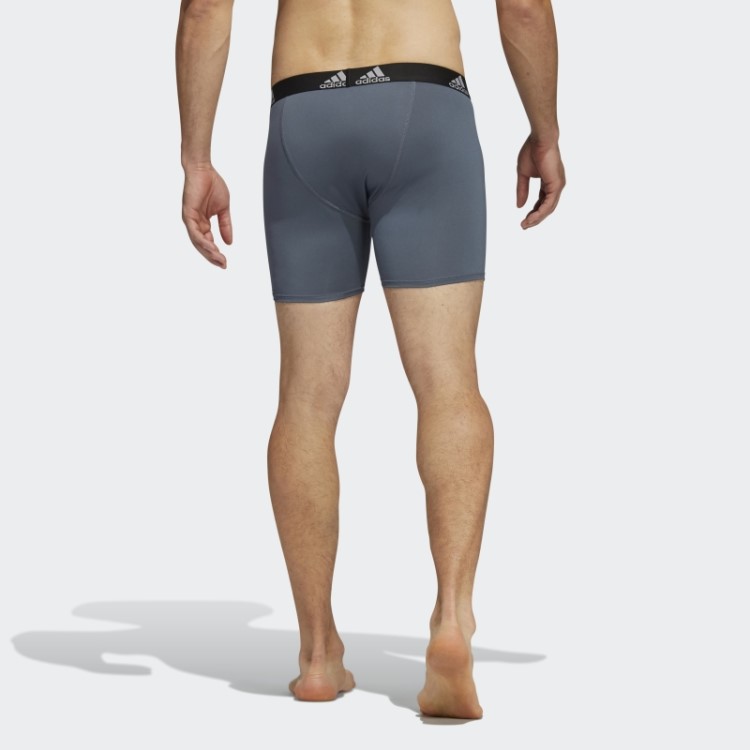 Cueca Boxer Cinza Adidas Performance 3 Pares